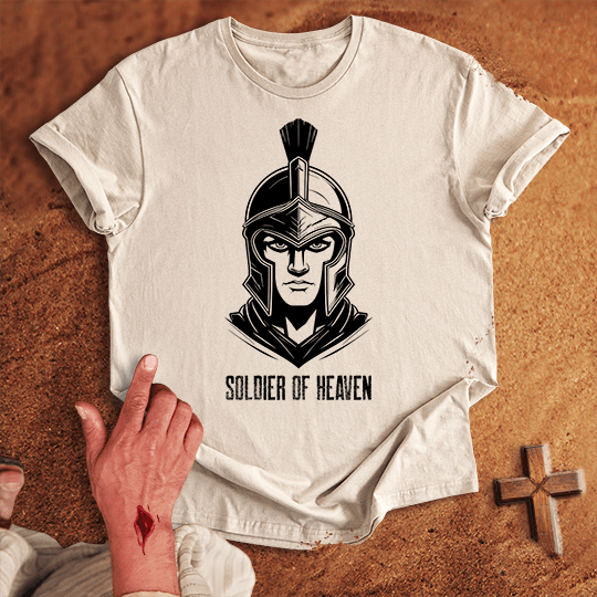 Soldier Of Heaven 11 T Shirt - Navy XL | Biblical & Scripture Inspired Apparel | Jesus Monk