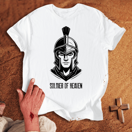 Soldier Of Heaven 11 T Shirt - Navy 3XL | Biblical & Scripture Inspired Apparel | Jesus Monk