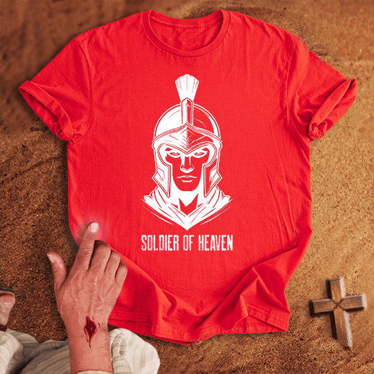 Soldier Of Heaven 11 T Shirt - Sport Grey S | Biblical & Scripture Inspired Apparel | Jesus Monk