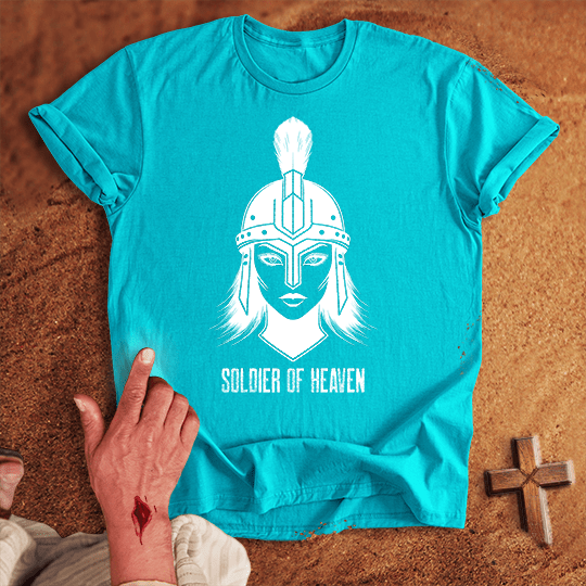 Soldier Of Heaven 12 T Shirt - Military Green M | Biblical & Scripture Inspired Apparel | Jesus Monk