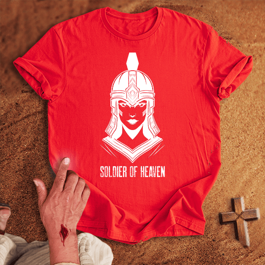 Soldier Of Heaven 14 T Shirt - Sport Grey S | Biblical & Scripture Inspired Apparel | Jesus Monk