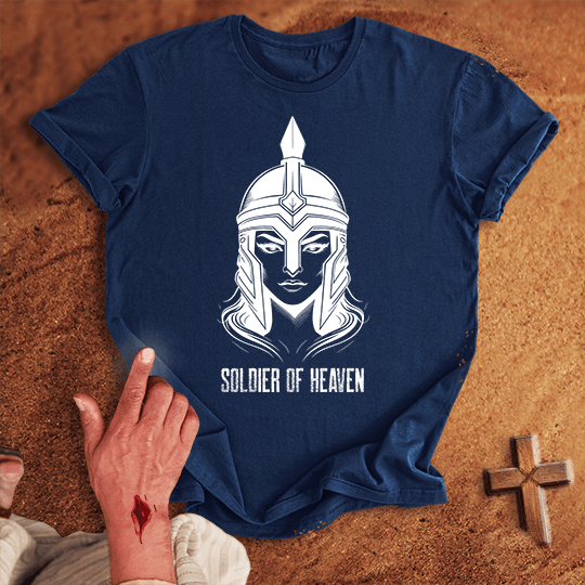 Soldier Of Heaven 15 T Shirt - Tropical Blue S | Biblical & Scripture Inspired Apparel | Jesus Monk