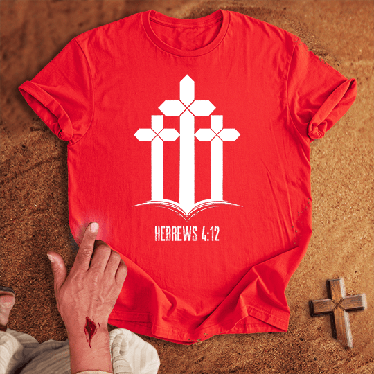 3 Crosses 9 T Shirt - Tropical Blue M | Biblical & Scripture Inspired Apparel | Jesus Monk
