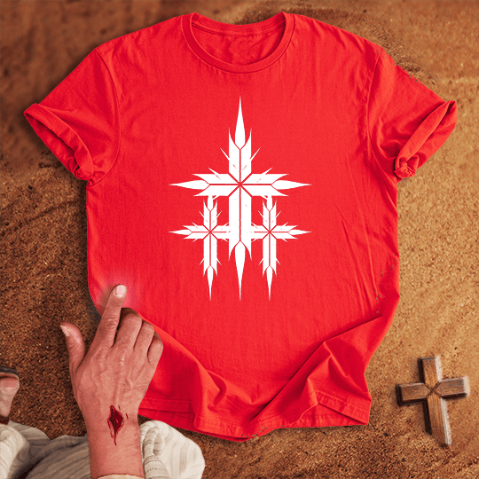 3 Crosses 16 T Shirt - Black S | Biblical & Scripture Inspired Apparel | Jesus Monk