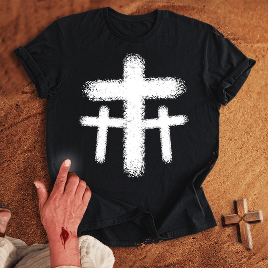 3 Crosses 27 T-shirt