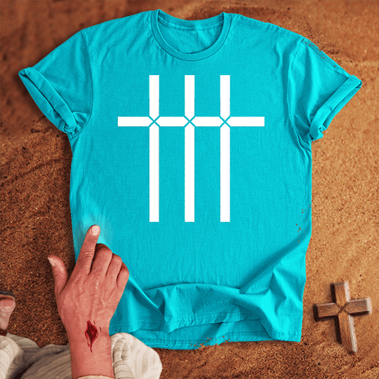 3 Crosses 28 T-shirt