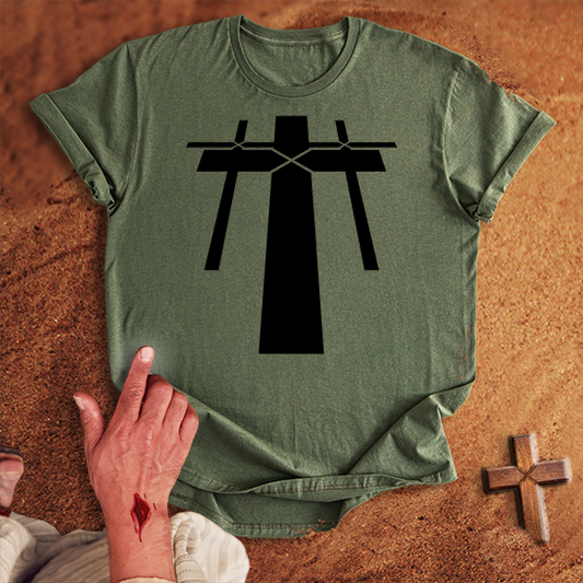 3 Crosses 32 T-shirt