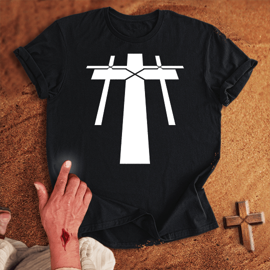 3 Crosses 32 T-shirt