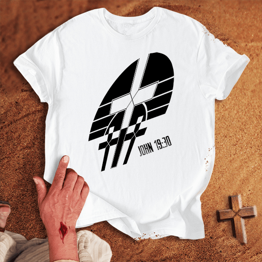 3 Crosses 35 T Shirt - Navy 2XL | Biblical & Scripture Inspired Apparel | Jesus Monk