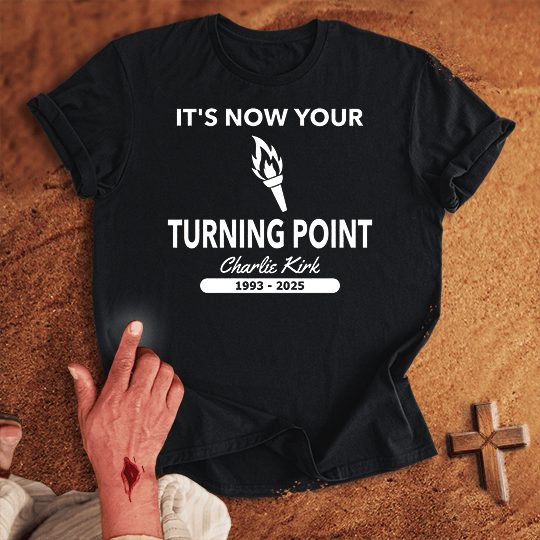 Its Now Your Turning Point T Shirt - Red 3XL | Biblical & Scripture Inspired Apparel | Jesus Monk