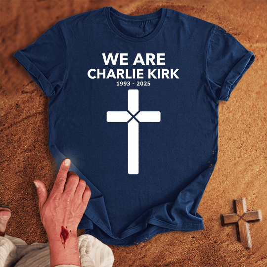 We Are Charlie Kirk T Shirt - Black 3XL | Biblical & Scripture Inspired Apparel | Jesus Monk