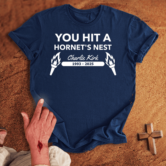 You Hit A Hornets Nest T Shirt - Sand M | Biblical & Scripture Inspired Apparel | Jesus Monk