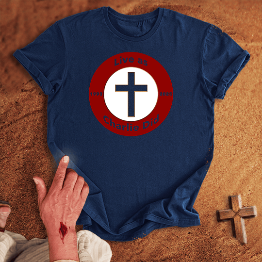 Live As Charlie Did T Shirt - White 3XL | Biblical & Scripture Inspired Apparel | Jesus Monk